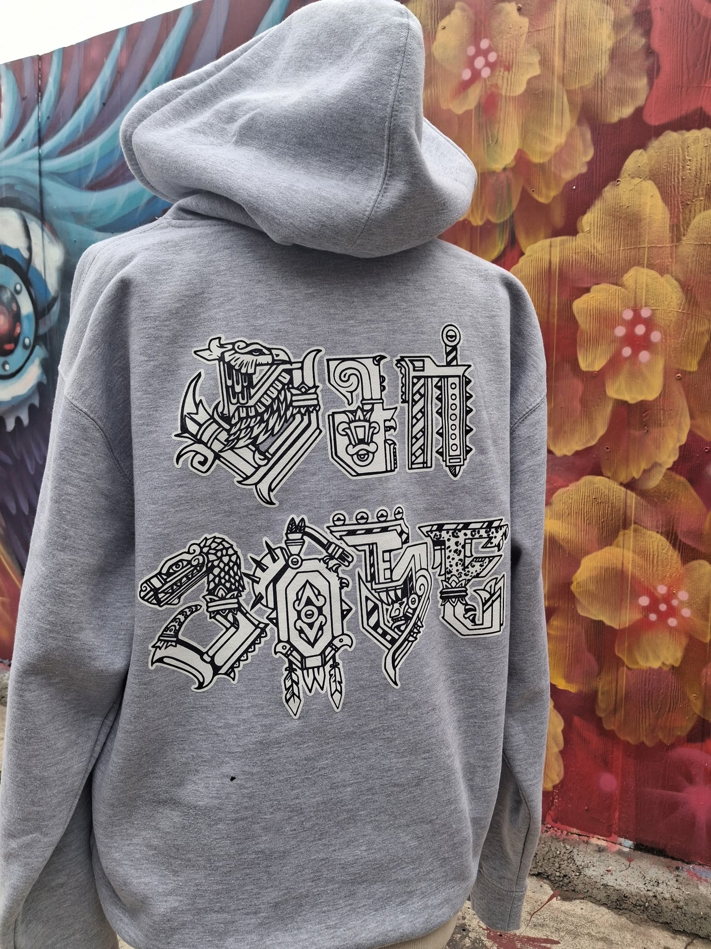 Cancer Hella Sucks x Reyes Muertos Collab Hoodie