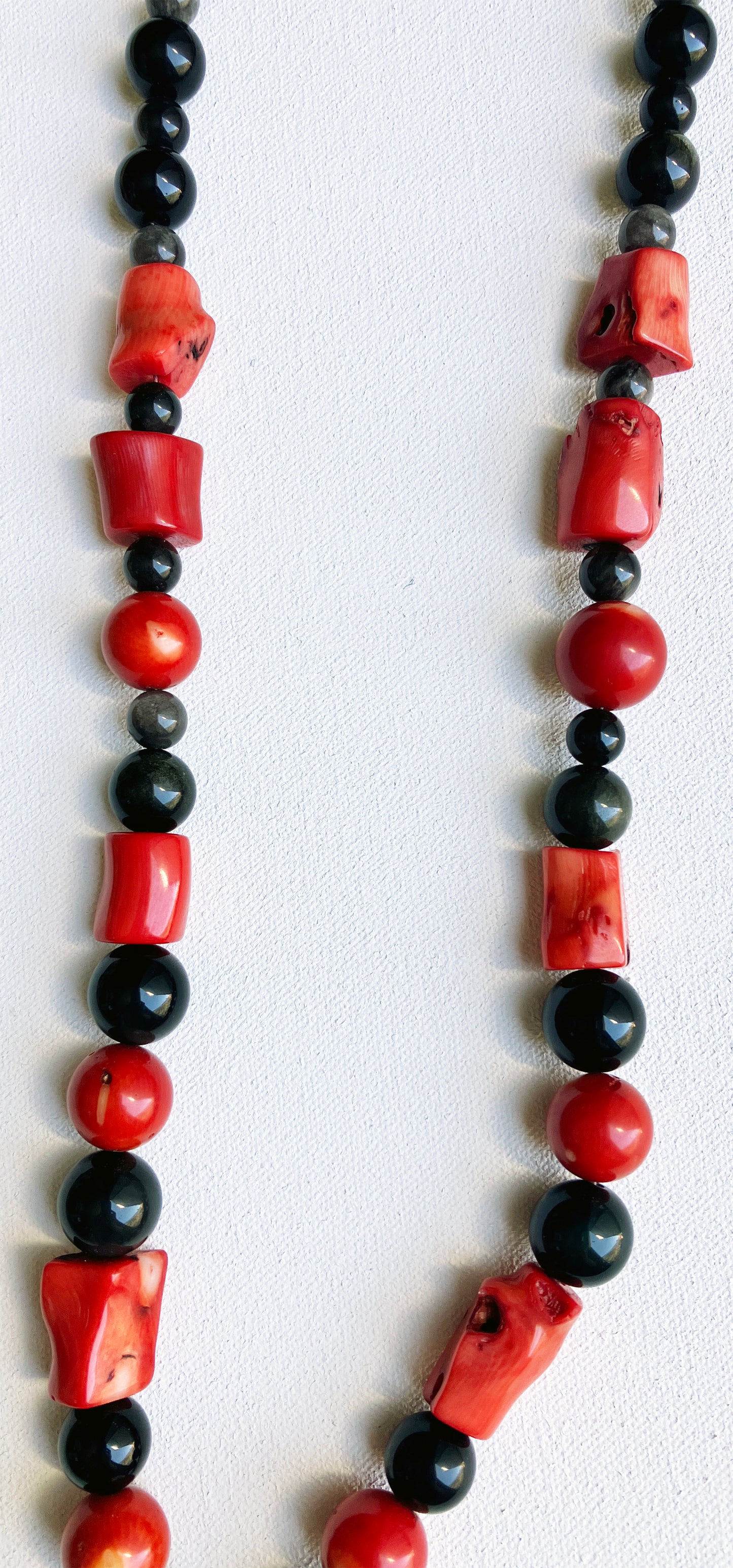 Coral Jaguar Necklace