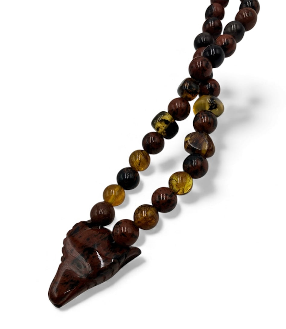 Mahogany Obsidian Coyote