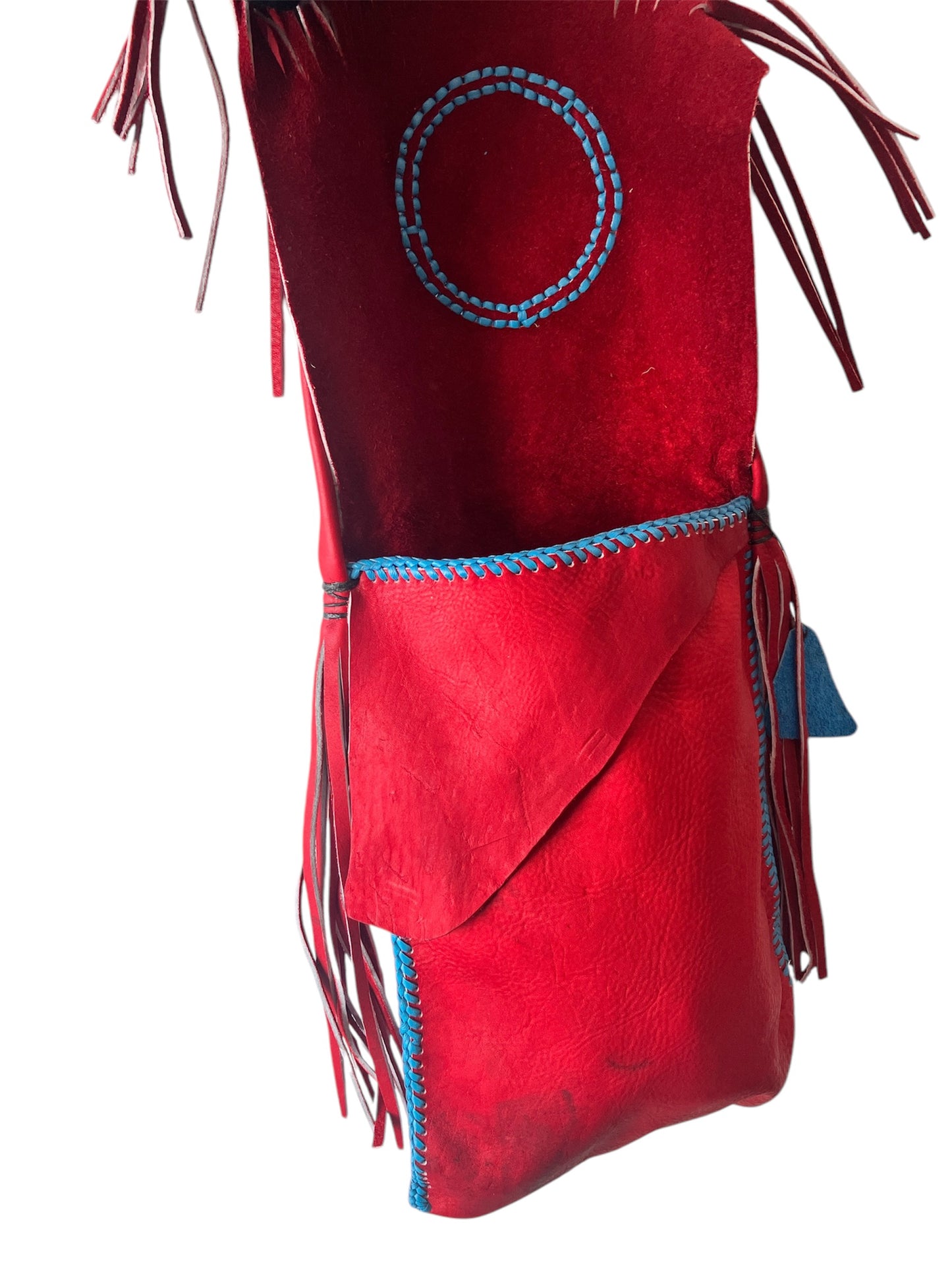 Exclusive Large Medicine Bag in Red