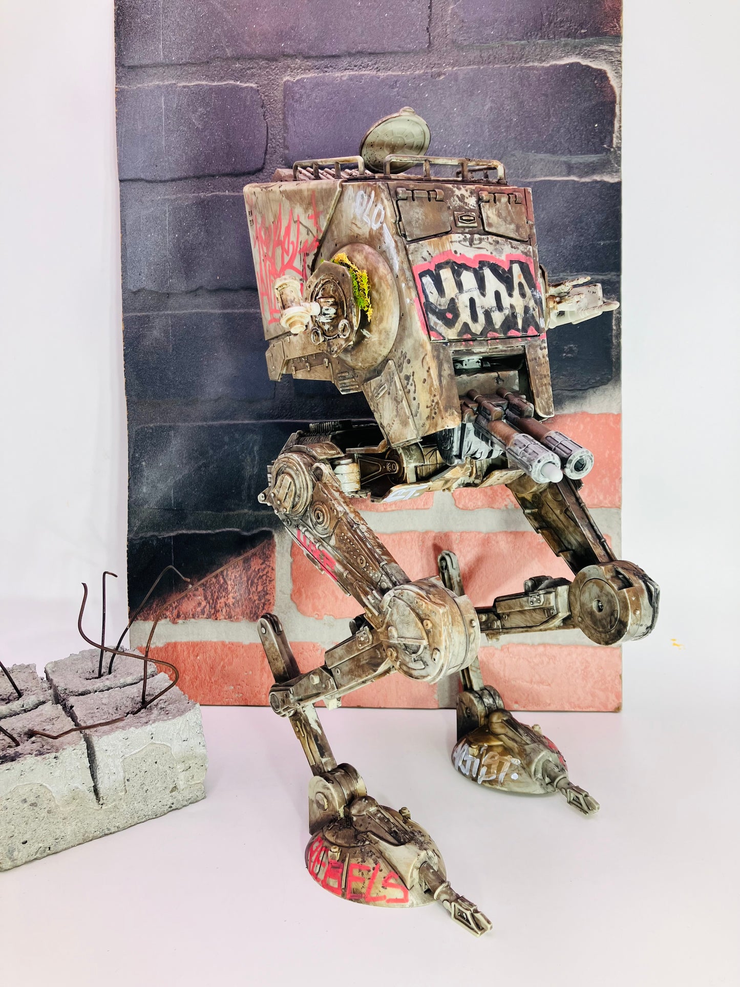 Customized Star Wars Imperial AT-ST Scout Walker