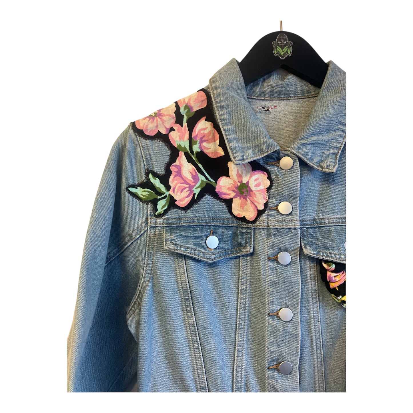 Cut & Sew Custom Frida Kahlo Jean Jumpsuit