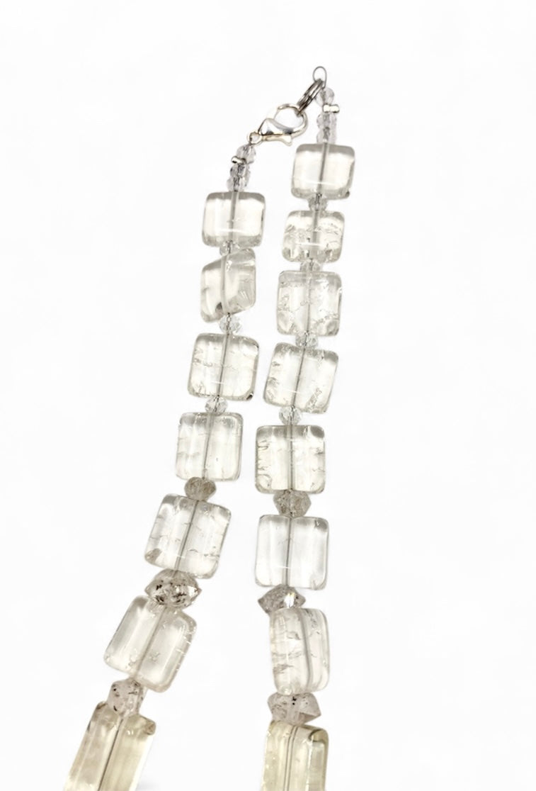 Wrapped Quartz Necklace