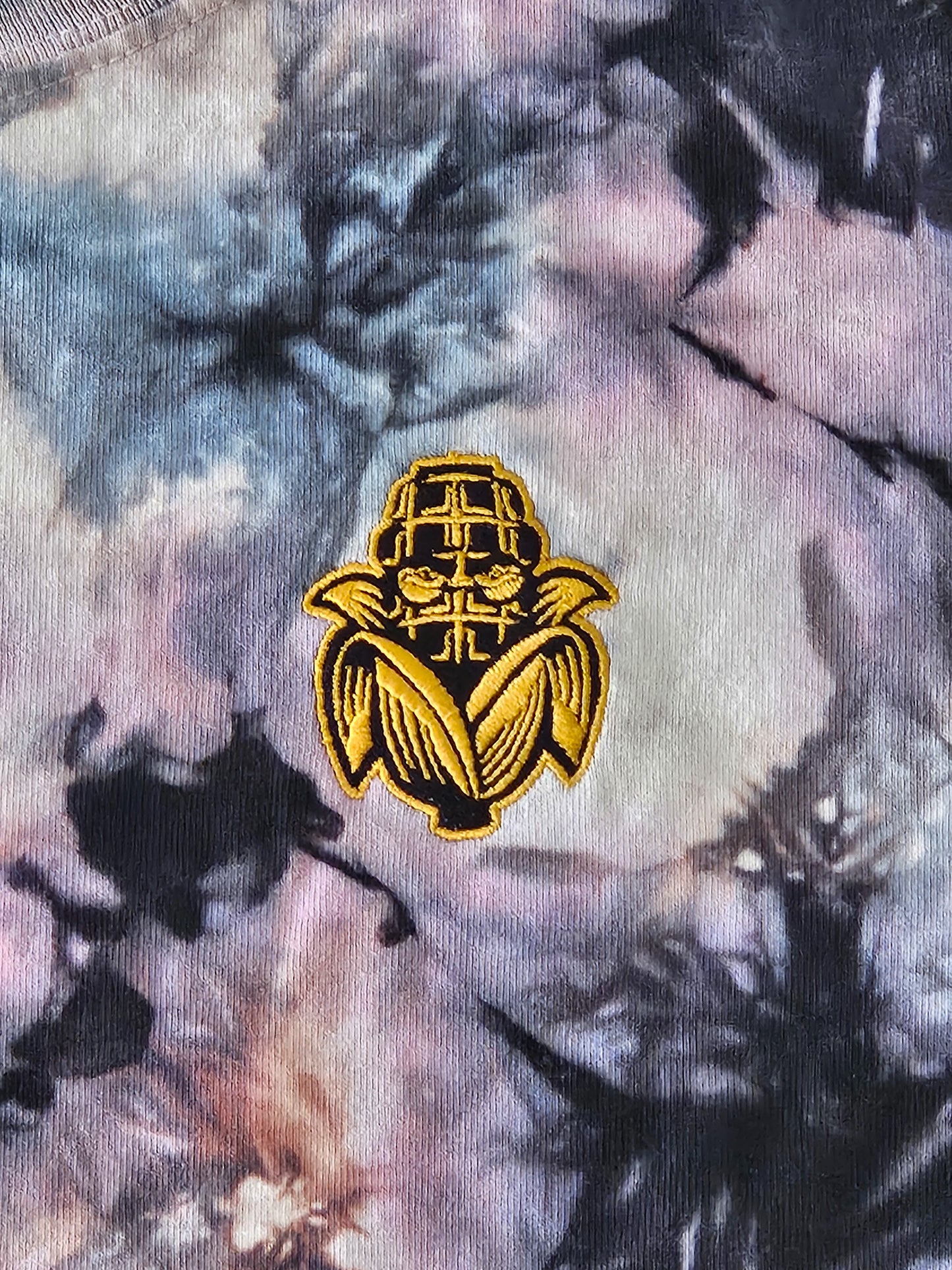 Embroidered Tie Dye Corn Grenade Tee